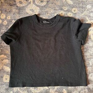 Alpha60 Cotton Women’s Black T-Shirt